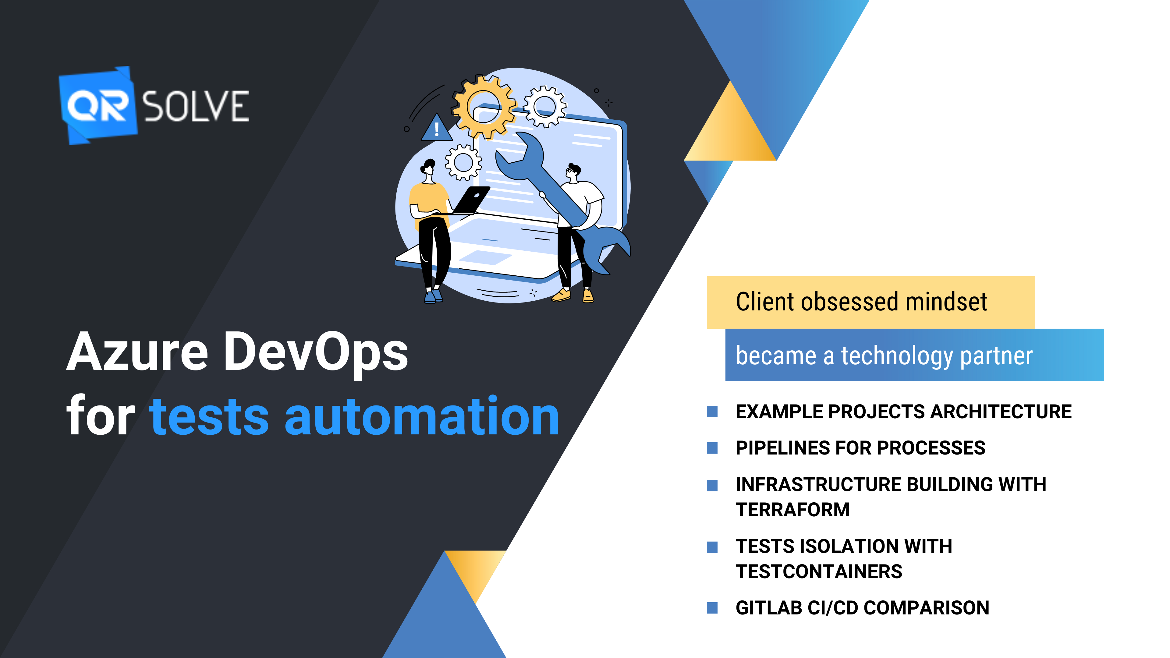 Azure DevOps for tests automation qrsolve